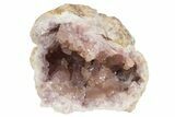 Sparkly, Pink Amethyst Geode Half - Argentina #235172-1